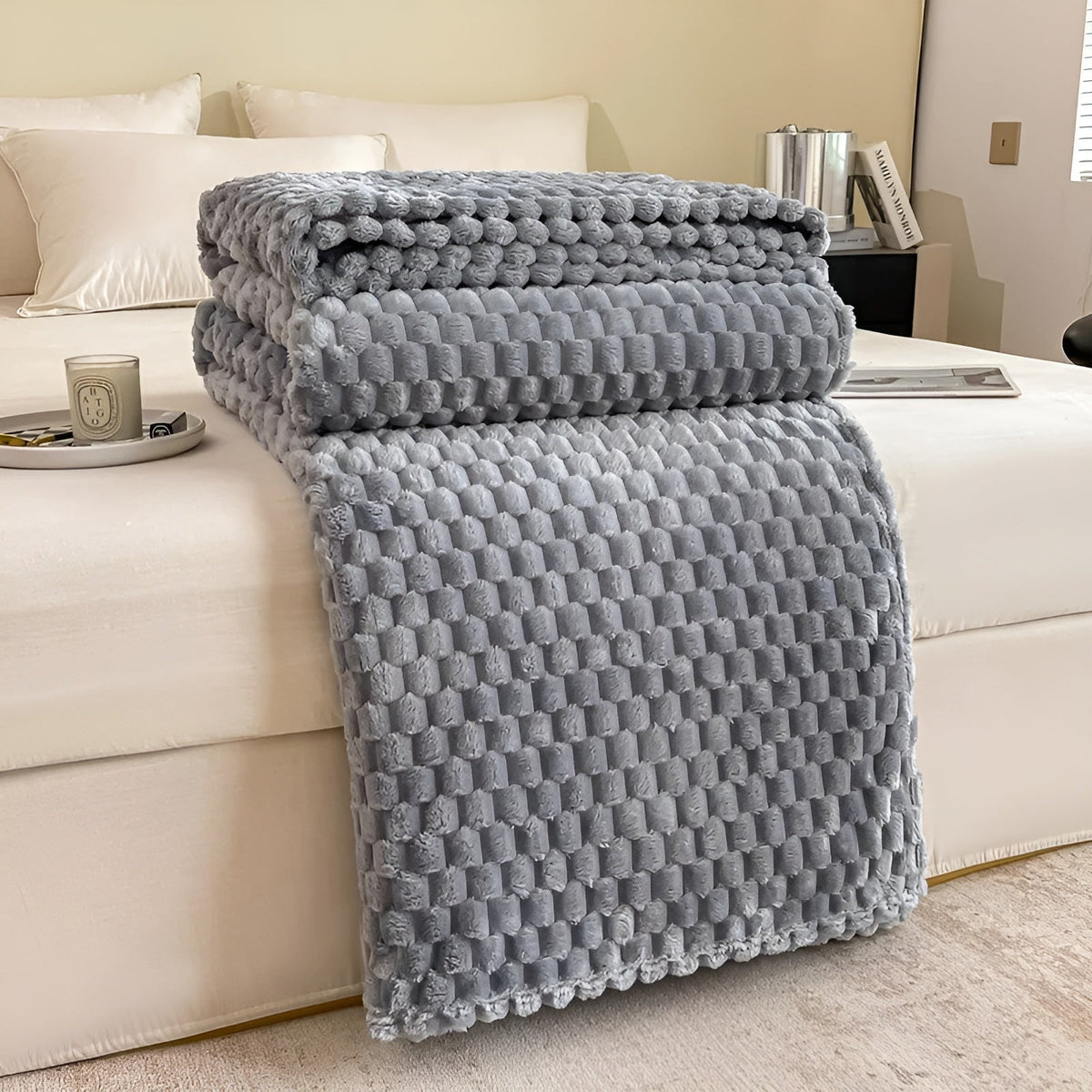 Mikrofaser Kuscheldecke warm und weich in verschiedenen Größen
