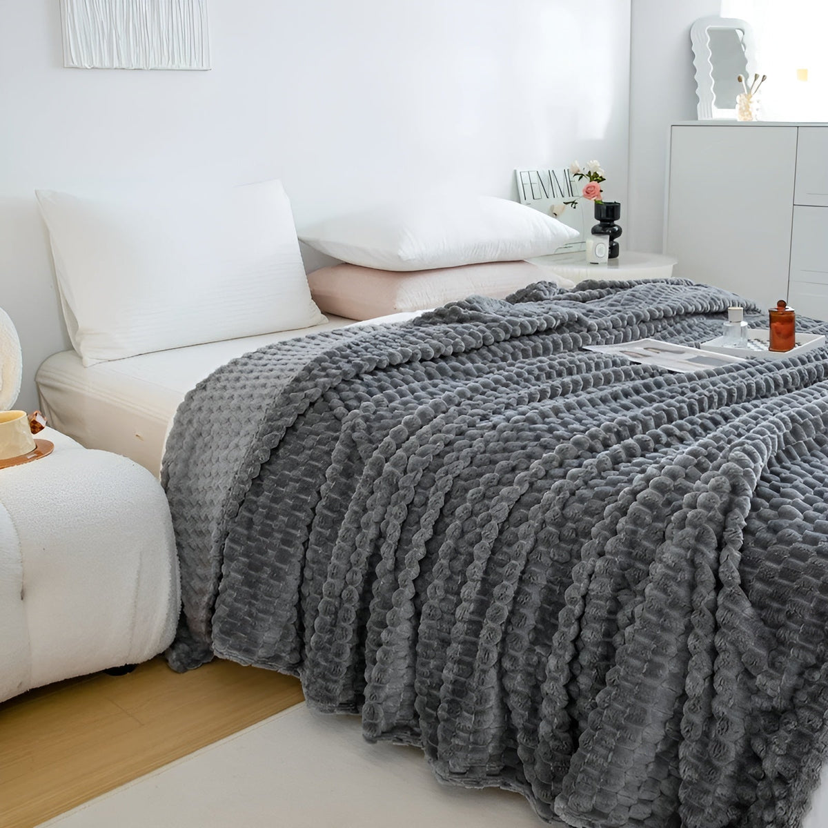 Mikrofaser Kuscheldecke warm und weich in verschiedenen Größen