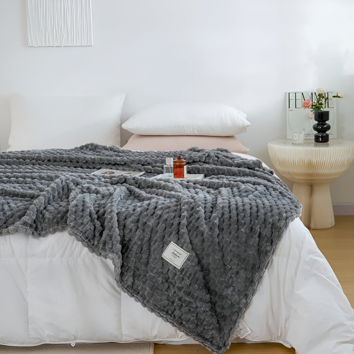 Mikrofaser Kuscheldecke warm und weich in verschiedenen Größen
