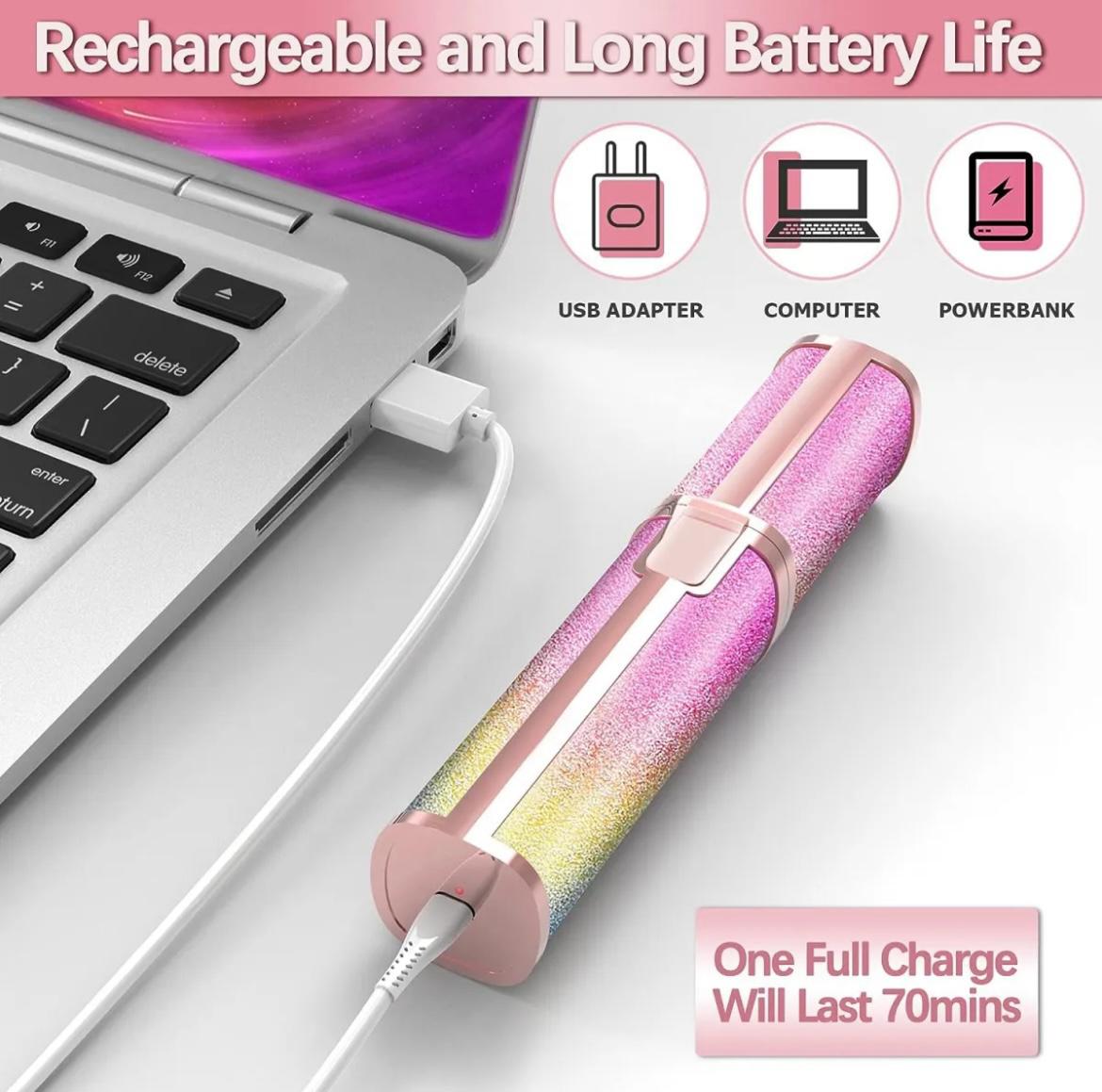 2-in-1 Augenbrauen- & Gesichtshaarrasierer USB | Sovora