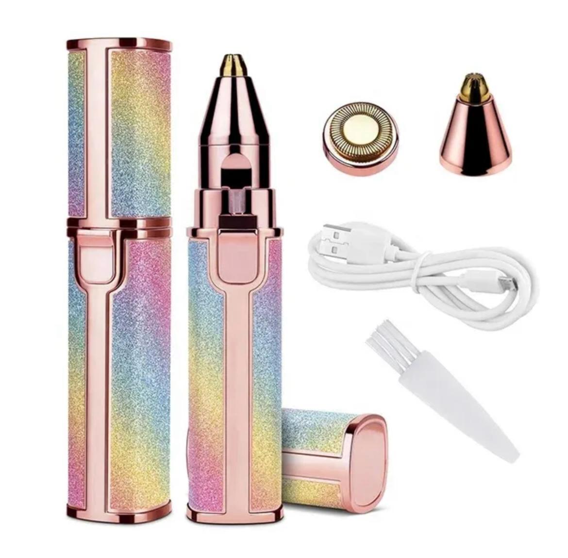 2-in-1 Augenbrauen- & Gesichtshaarrasierer USB | Sovora