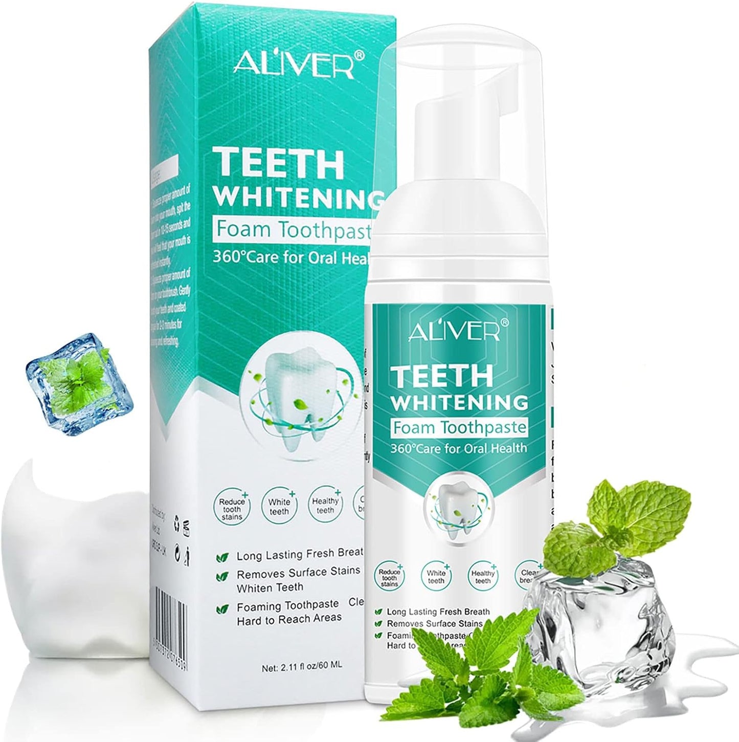 1+1 GRATIS | Aliver™ – Sanfte Aufhellung, entfernt Flecken & sorgt für frischen Atem täglich