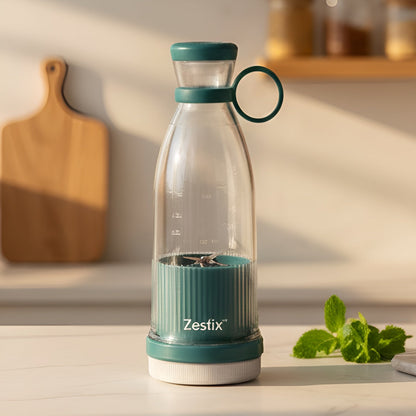 Zestix Tragbarer Mixer | 18.000 U/min, Selbstreinigender Mixer-Becher