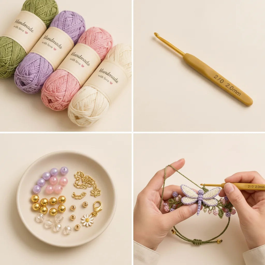 NatureStitch – Wunderschöne handgemachte Armbänder einfach selbst häkeln
