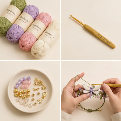 NatureStitch – Wunderschöne handgemachte Armbänder einfach selbst häkeln