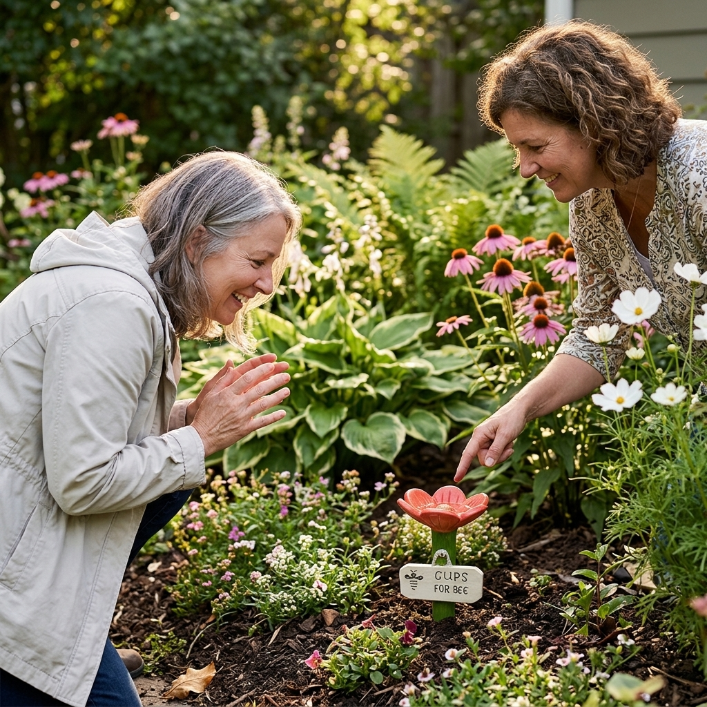 BlossomSip™ | Gärten erhellen & Bestäuber täglich sicher mit Feuchtigkeit versorgen | 1+1 GRATIS