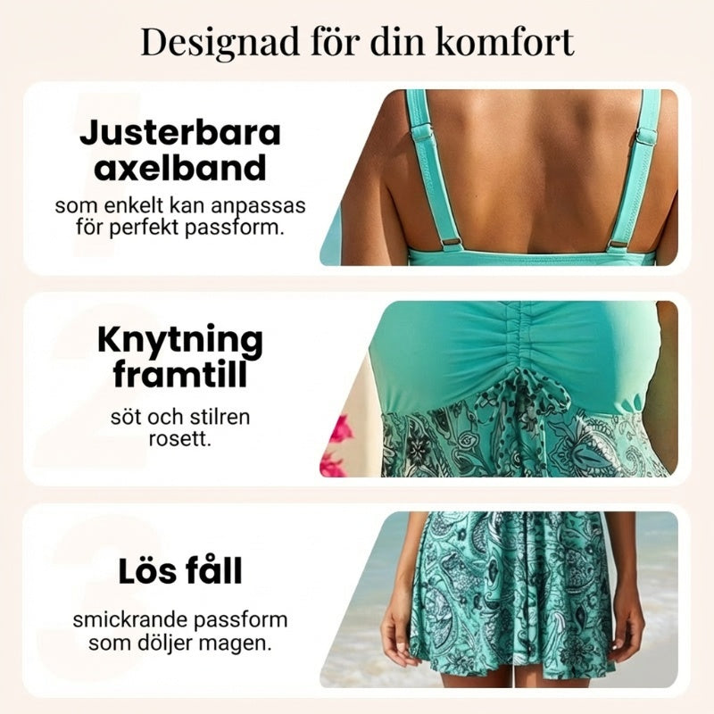 Aurelia™ ShapeLift Bade-Set mit verstellbaren Trägern & separater High-Waist Badehose