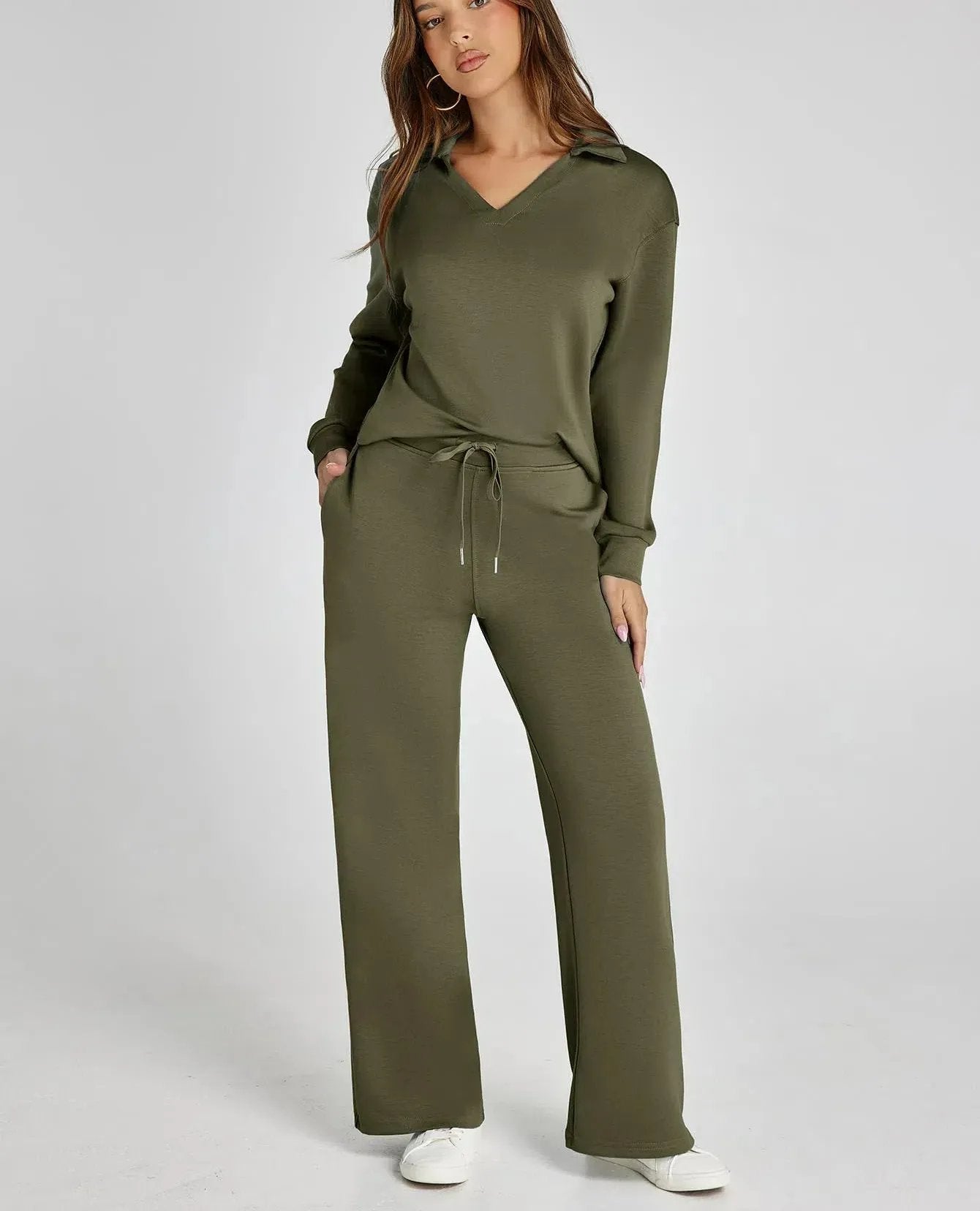 Sweatsuits™ | Damen 2-teilige Sets, lässige Outfits mit langärmligen Sweatsuits