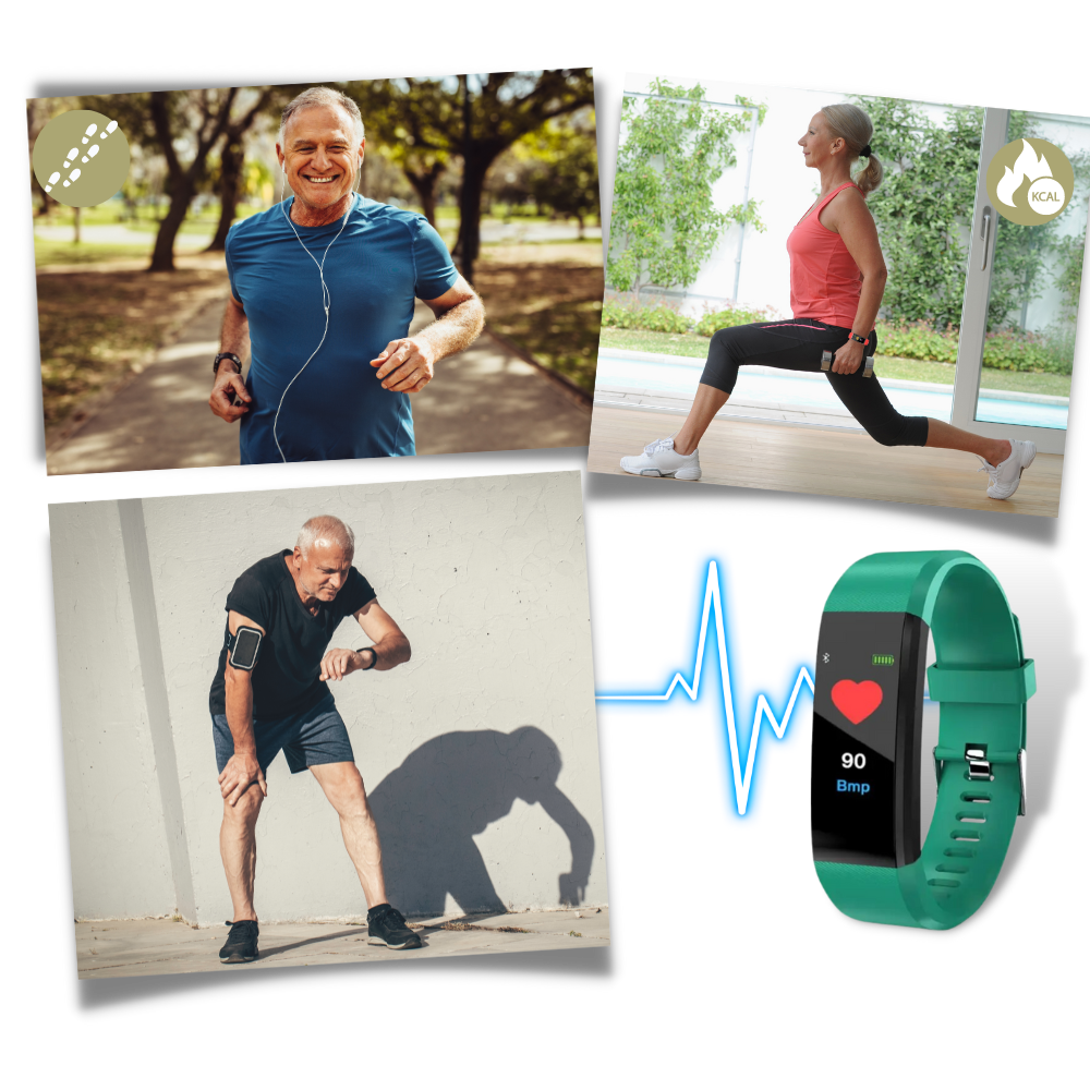HealthTrack™ | Senioren-Smartwatch mit Gesundheitsfunktionen