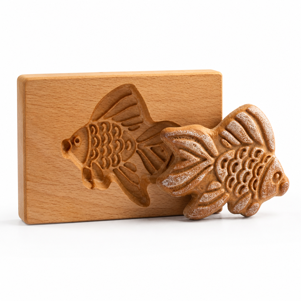 Holz-Keksform Fisch