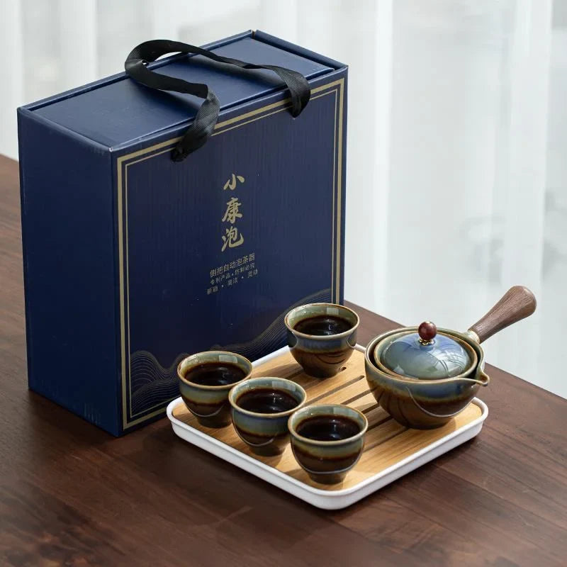 Gongfu-Teeset Azurblau