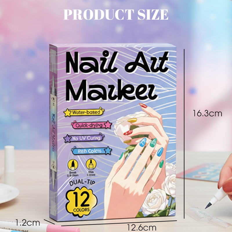 NailArt Glow™ | Nail-Art Stifte für feine Details – Salon-Nägel ganz ohne Salon