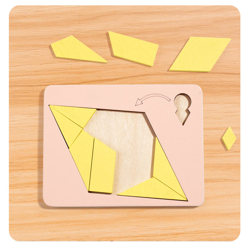 MindFlex™ – Gehirnpuzzle Holz-Tangram | 50 % RABATT