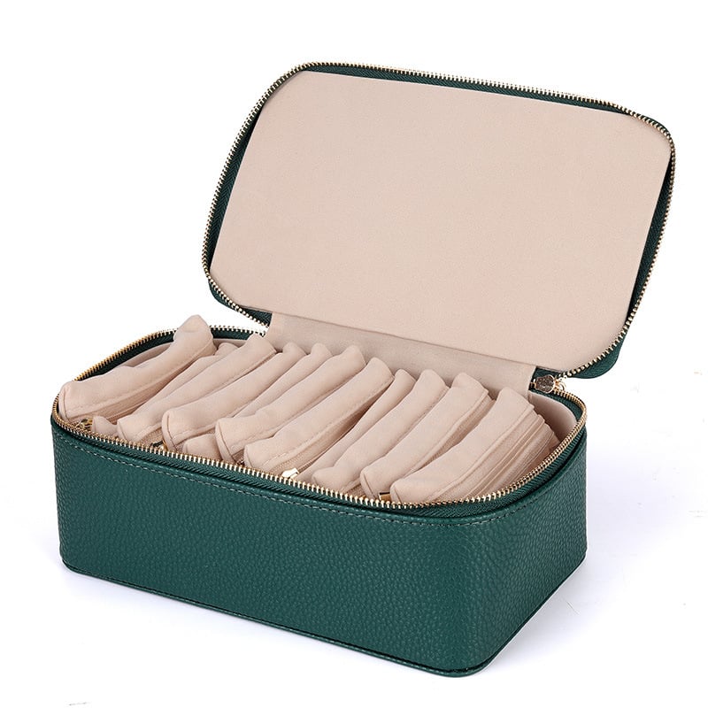 Schmuck-Organizer mit 12 Reißverschlusstaschen | JewelVault™