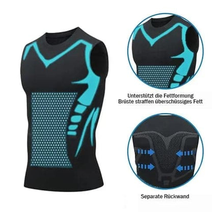 1+1 in kaching - Kompressions-Tanktop für Männer schlankmachend | CoreSlim