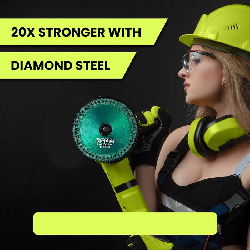 2+1 GRATIS | Unzerstörbare Diamant-Trennscheibe – Schneidet Metall, Stein, Holz & Keramik mühelos!
