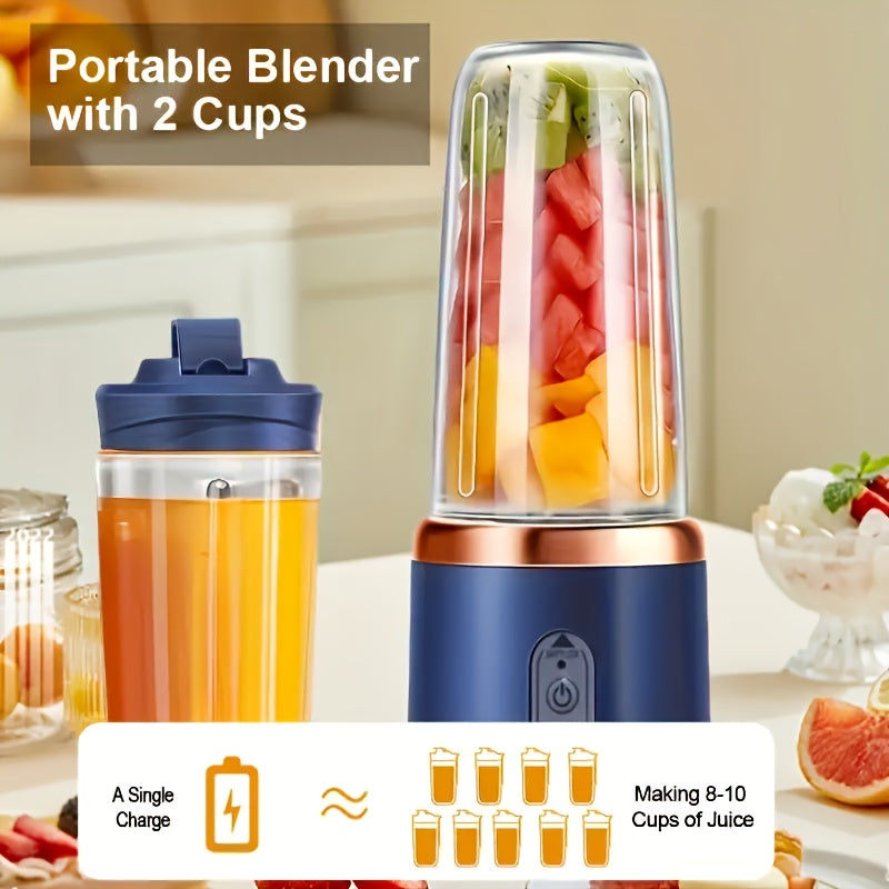 Kabelloser Mini Mixer 2-in-1 mit To-Go-Becher
