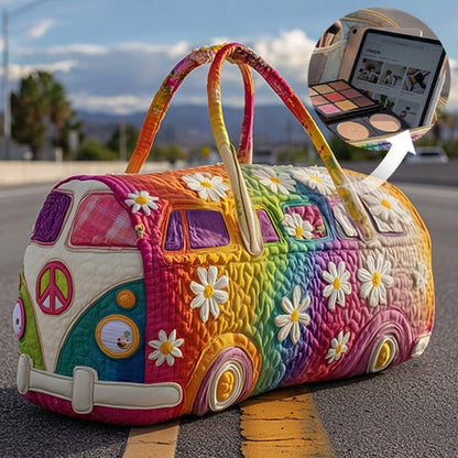 FloraVoyage™ Gepolsterte Reisetasche – Selbststehend & handgepäck-tauglich