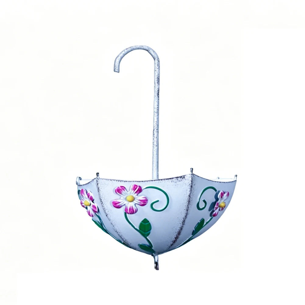Hängeblumentopf Regenschirm-Design für Wandmontage | Floravento™