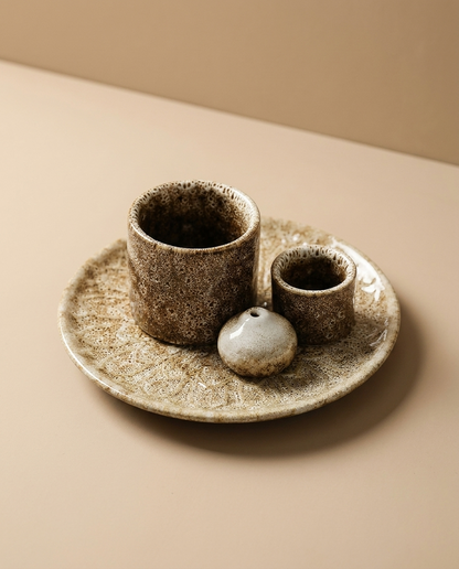 Aromía – 4-in-1 Keramik-Räuchergefäß