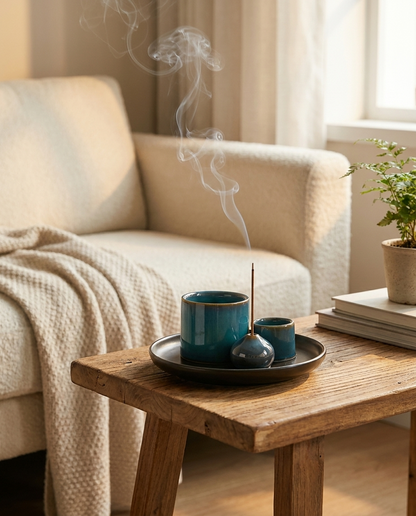 Aromía – 4-in-1 Keramik-Räuchergefäß