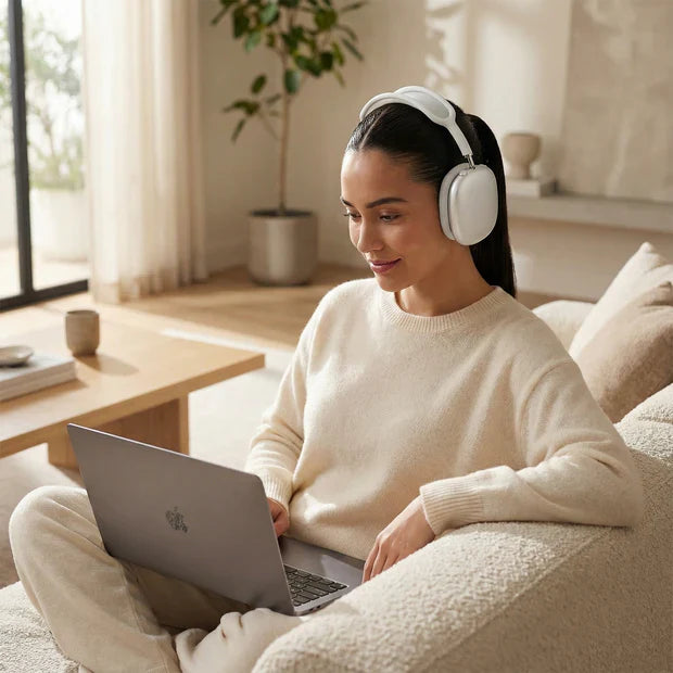 Audilux |Over-Ear Noise Cancelling Kopfhörer mit Bluetooth & Geräuschunterdrückung (ANC)