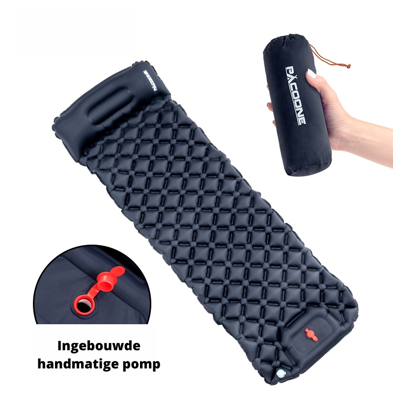 SleepEase™™ - Sofortiger Komfort überall mit integriertem Kissen und Pumpe