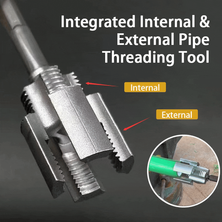 PipeMaster™ | Gewindeschneider – Innen & Außen präzise in einem Tool