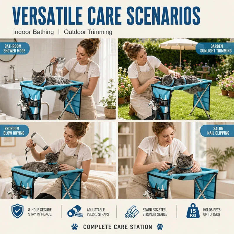 PawSerene – 2-in-1 Hunde-Pflegetisch | 50 % RABATT