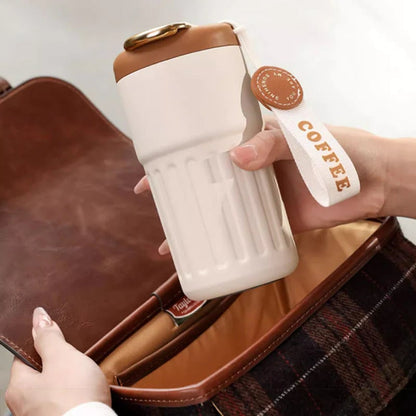 Premium Thermobecher mit LED-Temperaturanzeige – Stilvoll & Auslaufsicher