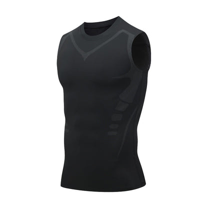 1+1 in kaching - Kompressions-Tanktop für Männer schlankmachend | CoreSlim