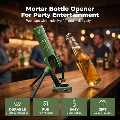 BattleTap Mörser™ | mühelose, militärische Flaschenöffnerkraft