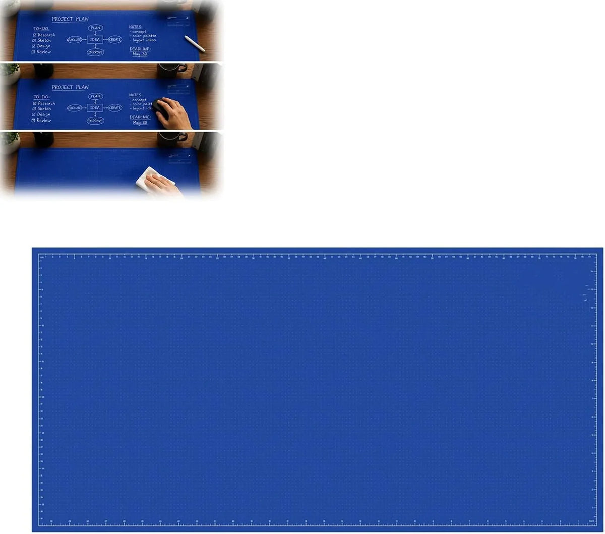 FlowWrite wiederverwendbare Schreibtischunterlage 14