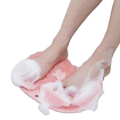 FootRelax™ | Silikon Fußreiniger – Dusch Massagepad mit Saugnäpfen & 500+ Borsten