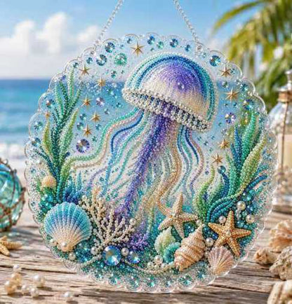 DIY Perlenbild Meerestiere mit 3D-Effekt
