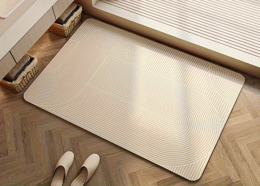 StoneDry Diatomee Badmat – Superabsorbierend, rutschfest & schnelltrocknend – Für Badezimmer, Toilette, Küche oder Flur