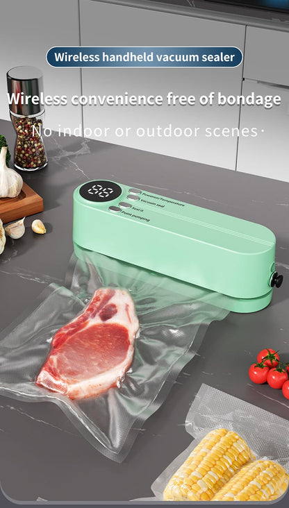 50% RABATT | Kabelloses Mini-Vakuumiergerät – Frische auf Knopfdruck