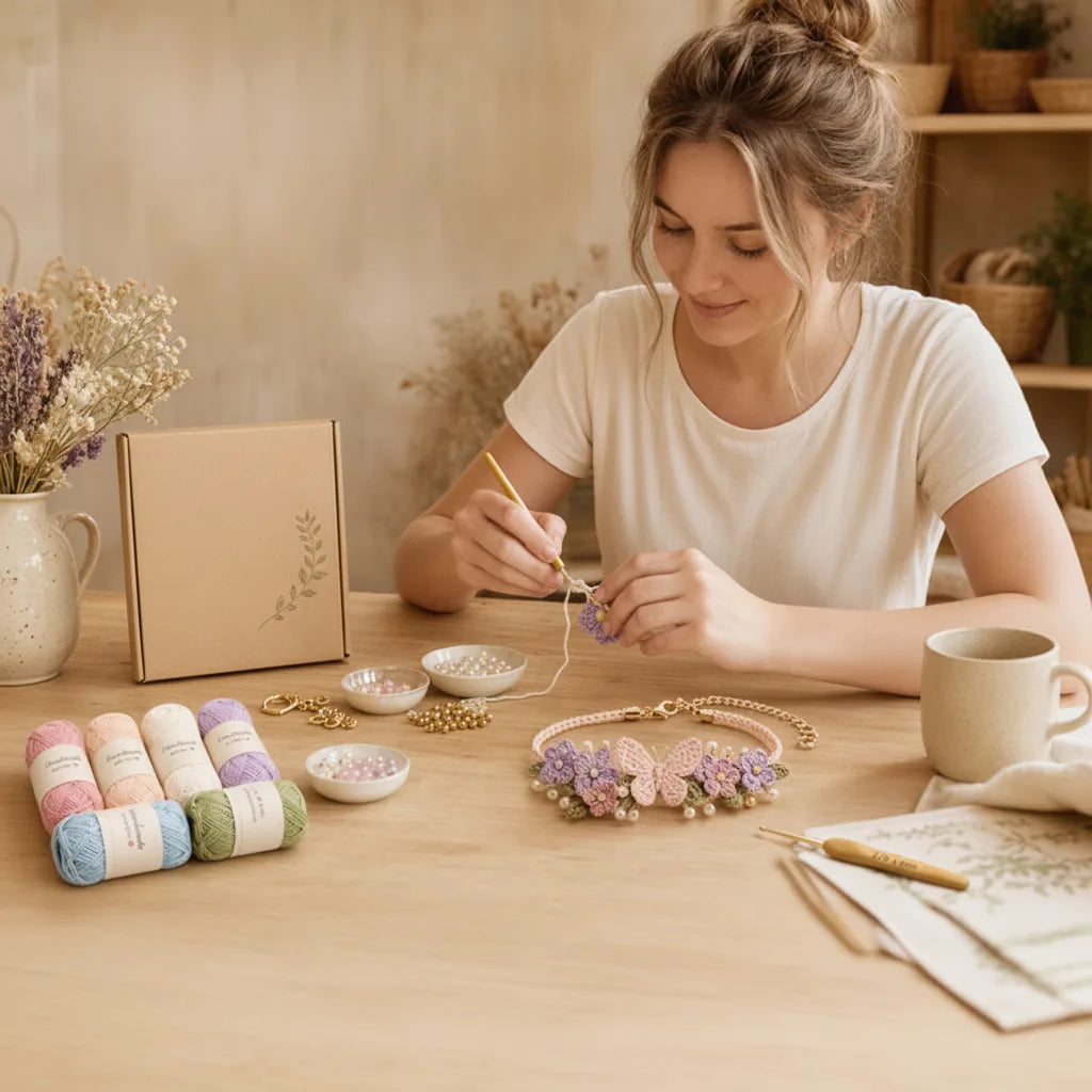 NatureStitch – Wunderschöne handgemachte Armbänder einfach selbst häkeln