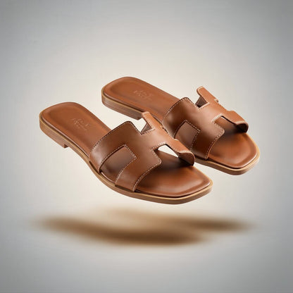 Bequeme Leder-Pantoletten für Damen | Komfortable Sommerschuhe