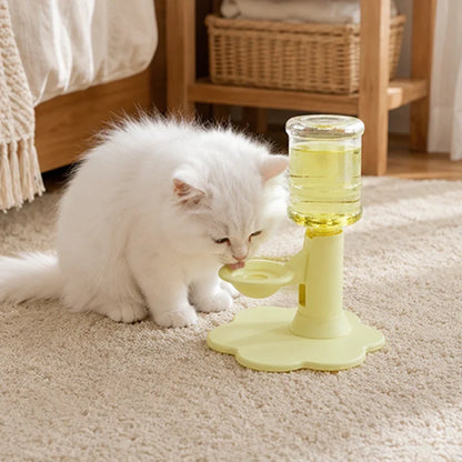 Katzen Trinkbrunnen ohne Strom mit Schwerkraft System 650 ml