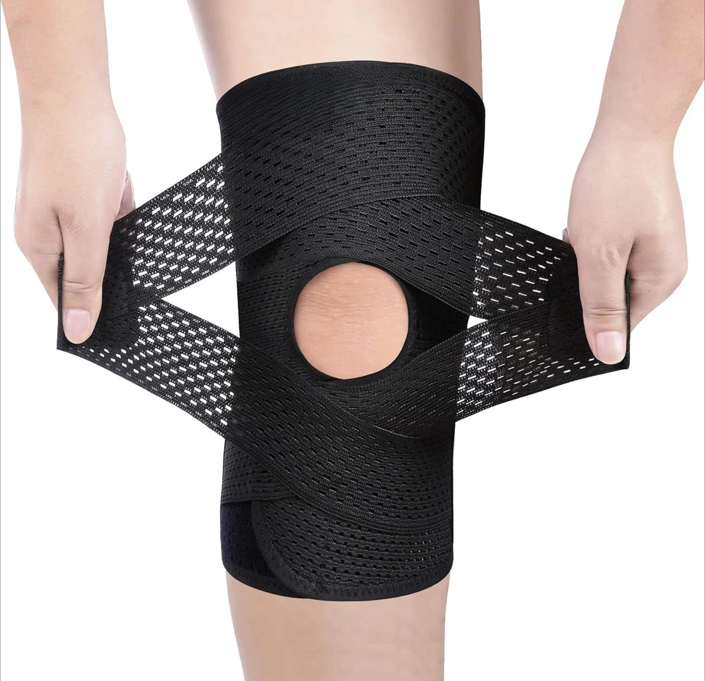 Kniebandage mit Kompression verstellbar 2er-Set | KneeGuard