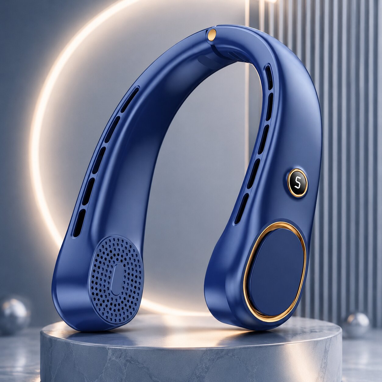NackenAire™ Bladeless Nackenventilator – Handsfree-Abkühlung für unterwegs
