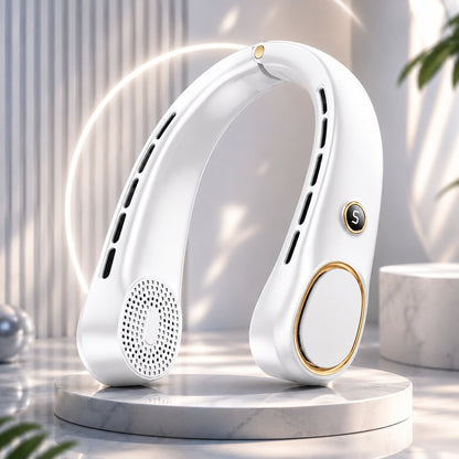 NackenAire™ Bladeless Nackenventilator – Handsfree-Abkühlung für unterwegs