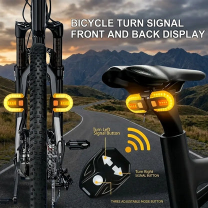 BlinkRide™ – Fahrrad-Rücklicht mit Blinker & Fernbedienung