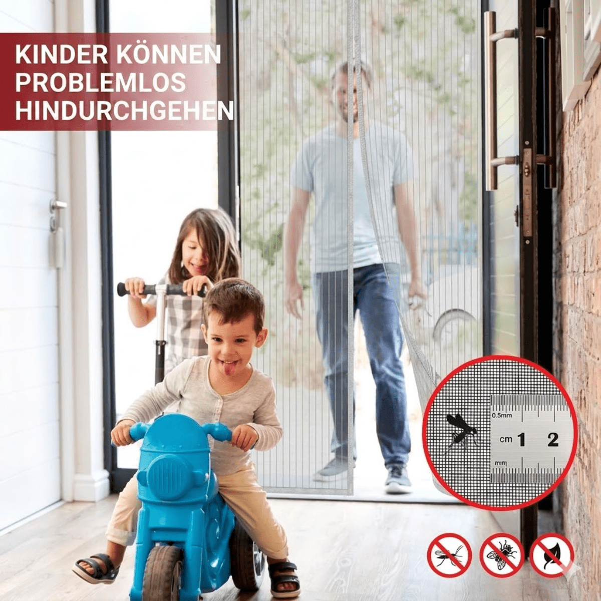 BreezeGuard™ Fliegengitter – Frische Luft, keine Insekten – ohne Bohren