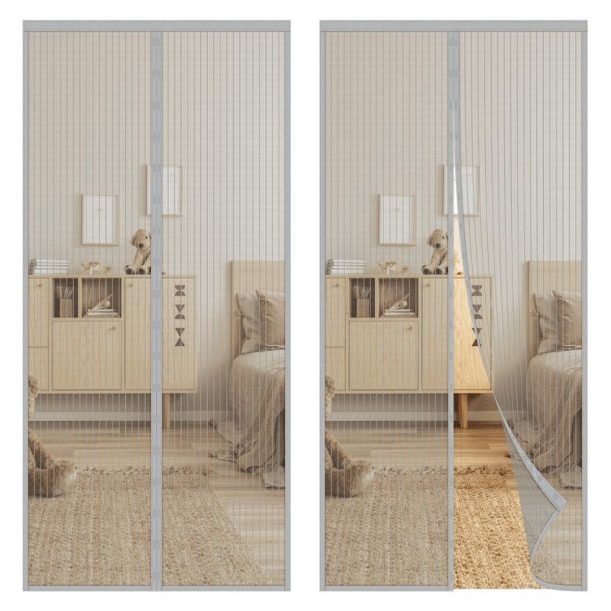 BreezeGuard™ Fliegengitter – Frische Luft, keine Insekten – ohne Bohren