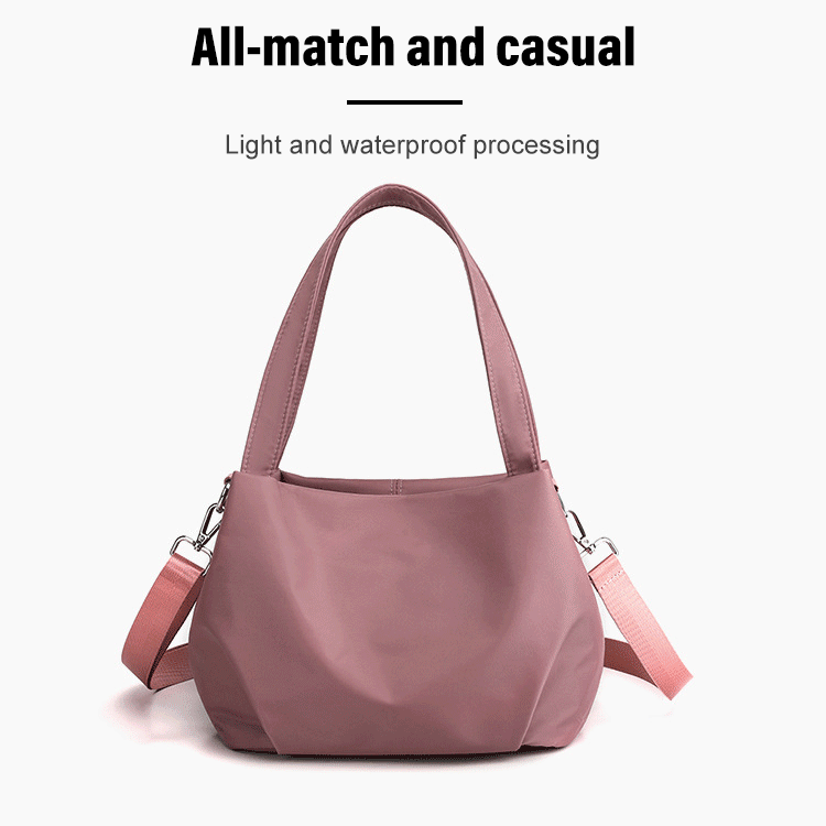 Brightday Leichte Umhängetasche | Geräumige Stoffhandtasche für den Alltag
