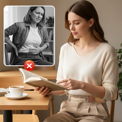 FlexiHold™ - Komfortgürtel für den ganzen Tag, der sich mit Ihnen bewegt