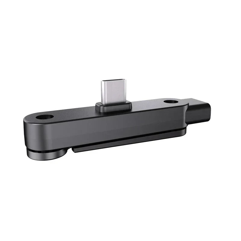 USB-C-Ladeadapter mit 360°-Klappständer – gewinkelter Stecker, bis 240 W Durchleitung