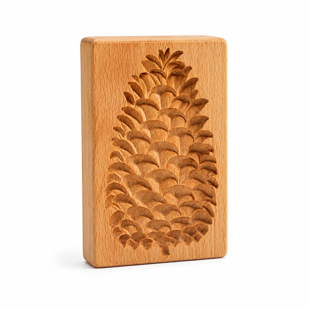 Holz-Keksform Zedernzapfen